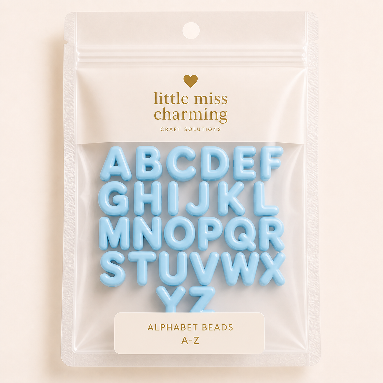 Extra Alphabet Letters - Light Blue